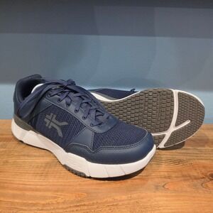 Kuru Mens Atom Athletic Sneakers Navy Blue Mesh Orthopedic Support Size 12.5